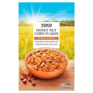 Tesco Honey Nut Corn Flakes 500G