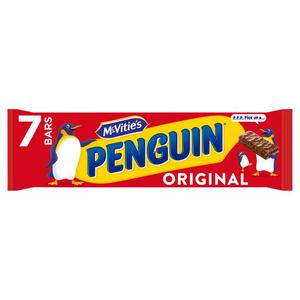 Mcvities Penguin Original Milk Chocolate Biscuit 7Pk 172.2G