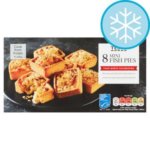 Tesco 8 Mini Fish Pies 124G