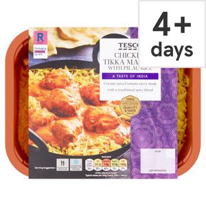 Tesco Chicken Tikka Masala & Pilau Rice 400G