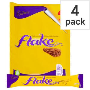 Cadbury Flake Chocolate Bars Multipack 4 X 25.5g