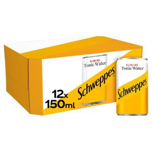 Schweppes Low Calorie Tonic 12X150ml Pack