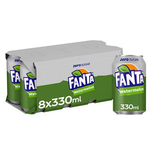 Fanta Zero Sugar Watermelon 8 X 330Ml