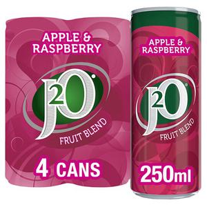 J2o Apple & Raspberry 4X250ml