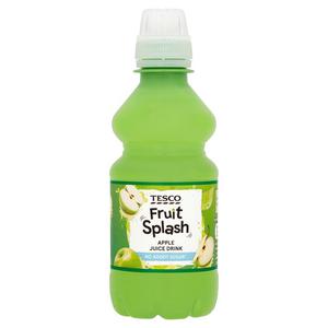 Tesco Fruit Splash No Added Sugar Apple Juice Drink 250Ml