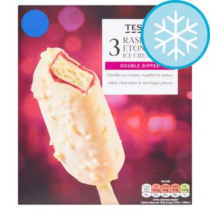 Tesco 3 Raspberry Eton Mess Ice Creams 270Ml