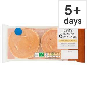 Tesco 6 Banana Pancakes