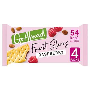 Go Ahead Fruit Slices Raspberry 4 Pack 174G