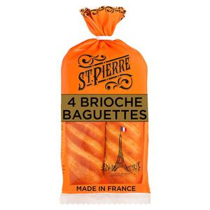 St Pierre'S St Pierre 4 Soft Brioche Baguettes