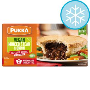 Pukka-Pies Pukka Vegan Minced Steak & Onion 2Pack