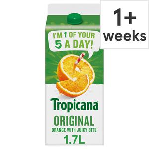 Tropicana Original Orange Juice With Juicy Bits 1.7L