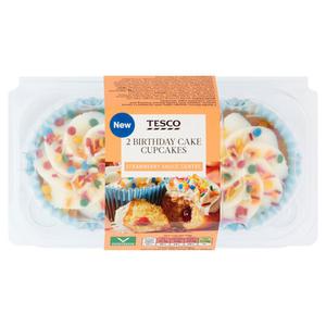 Tesco 2 Birthday Cake Cupcakes