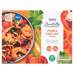 T. Beaut Balncd Tesco Beautifully Balanced Prawn & Kale Linguine 400G