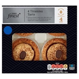 Tesco Finest 4 Tiramisu Tarts