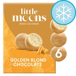 Little Moons Golden Blond Chocolate Ice Cream 6X32g