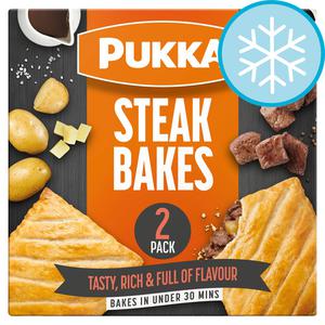 Pukka 2 Steak Bakes 278G