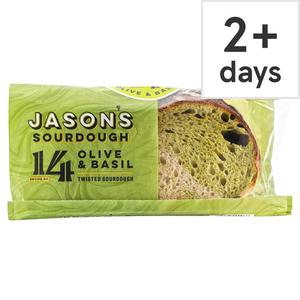 Jason's Sourdough Loaf Olive & Basils 380G