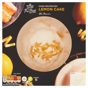 Morrisons The Best Hand Decorated Lemon Cake Serves 6