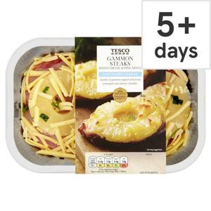 Tesco Gammon Steak With Cheese & Pineapple 345G