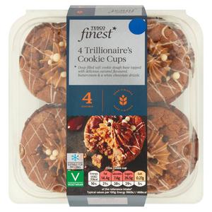 Tesco Finest 4 Trillionaires Cookie Cups