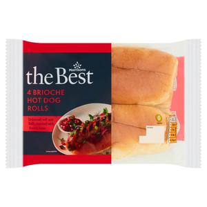 Morrisons The Best Brioche Hot Dog Rolls