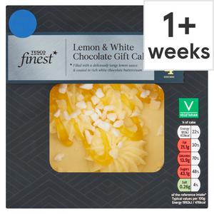 Tesco Finest Lemon & White Chocolate Gift Cake