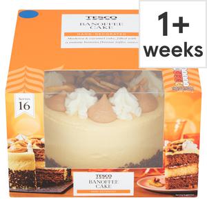 Tesco Banoffee Celebration Cake