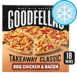 Goodfellas Takeaway Chicken & Bacon Bbq Pizza 549G