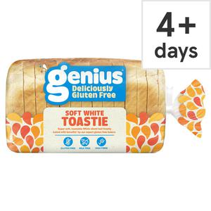 Genius Gluten Free Soft White Toastie Loaf 430G