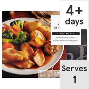 Tesco Chicken Roast Dinner 400G