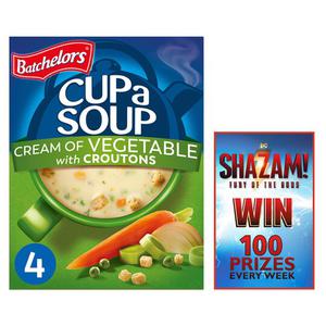 Batchelors Cup A Soup Powder Cream Of Vegetable 4S 122G