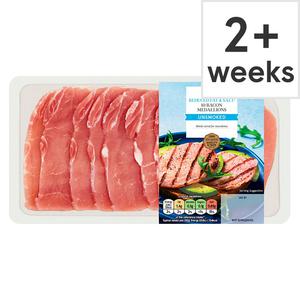 Tesco Reduced Fat & Salt 10 Unsmoked Bacon Medallions 300G