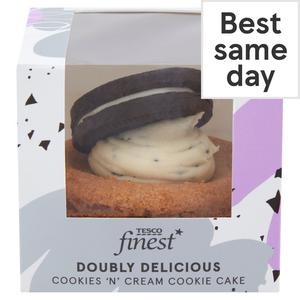 Tesco Finest Cookies N' Cream Cookie Cake