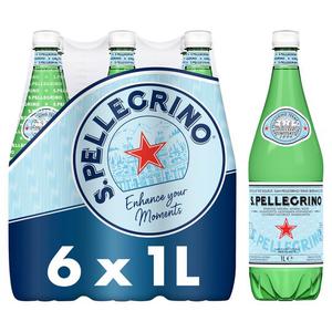 San Pellegrino Sparkling Water 6 X 1 Litre