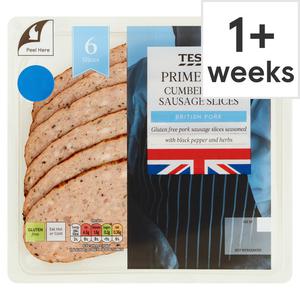 Tesco Prime Cuts Cumberland Sausage Slices 150G