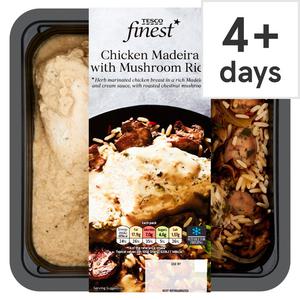 Tesco Finest Chicken Madeira & Mushroom Rice 400G