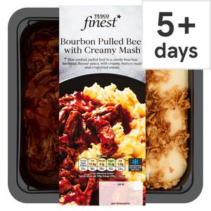 Tesco Finest Bourbon Pulled Beef With Creamy Mash 400G