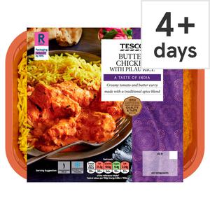 Tesco Butter Chicken With Pilau Rice 400G