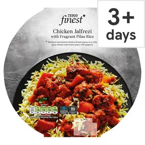 Tesco Finest Chicken Jalfrezi With Pilau Rice 400G