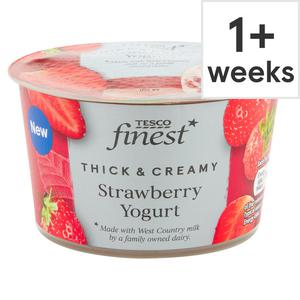 Tesco Finest Strawberry Yogurt 150G