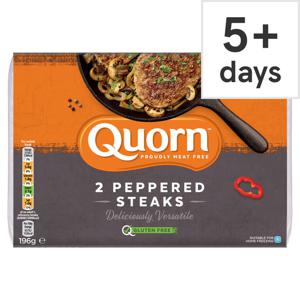 Quorn 2 Peppered Steaks 196G