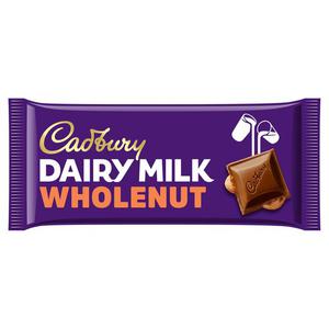 Cadbury Dairy Milk Whole Nut Chocolate 180G