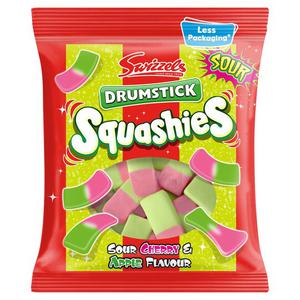 Swizzels Squashies Drumstick Sour Cherry & Apple 160G