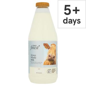 Tesco Finest Jersey Whole Milk 1L