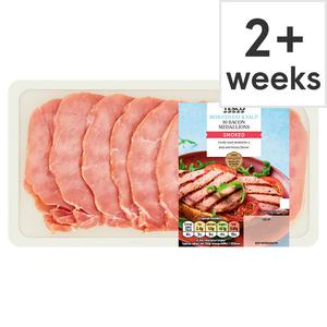 Tesco Reduced Fat & Salt 10 Smoked Bacon Medallions 300G