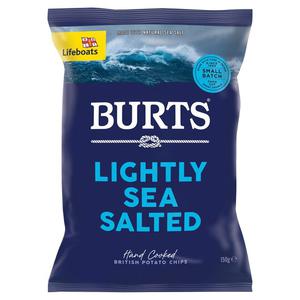 Burts Potato Chips Lightly Sea Salted 150G