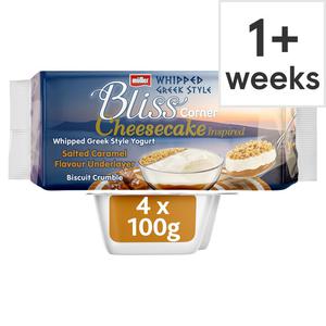 Muller Corner Bliss Cheesecake Salted Caramel 4X100g