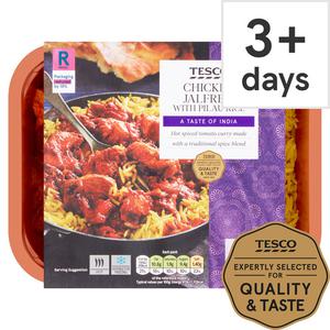 Tesco Chicken Jalfrezi & Pilau Rice 400G