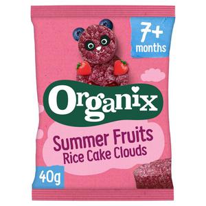 Organix Summer Fruits Rice Cake Clouds 40G