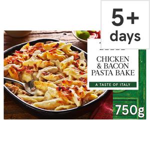 Tesco Chicken & Bacon Pasta Bake 750G